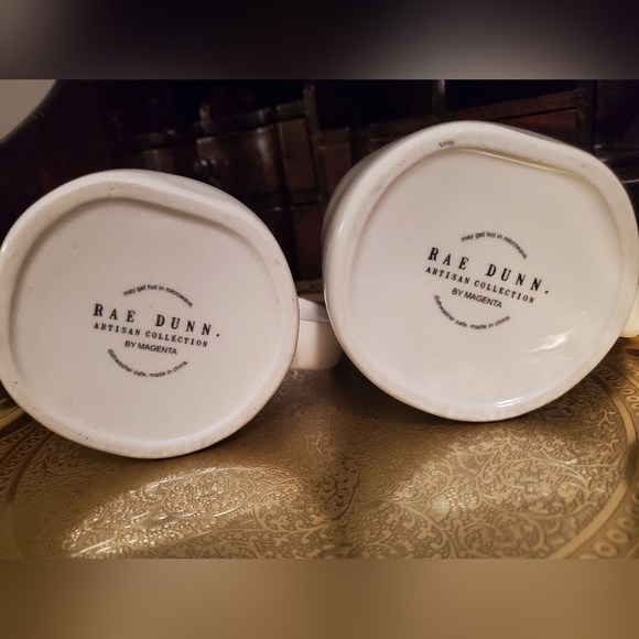 2 rae dunn mugs bride and groom - Picture 4 of 5